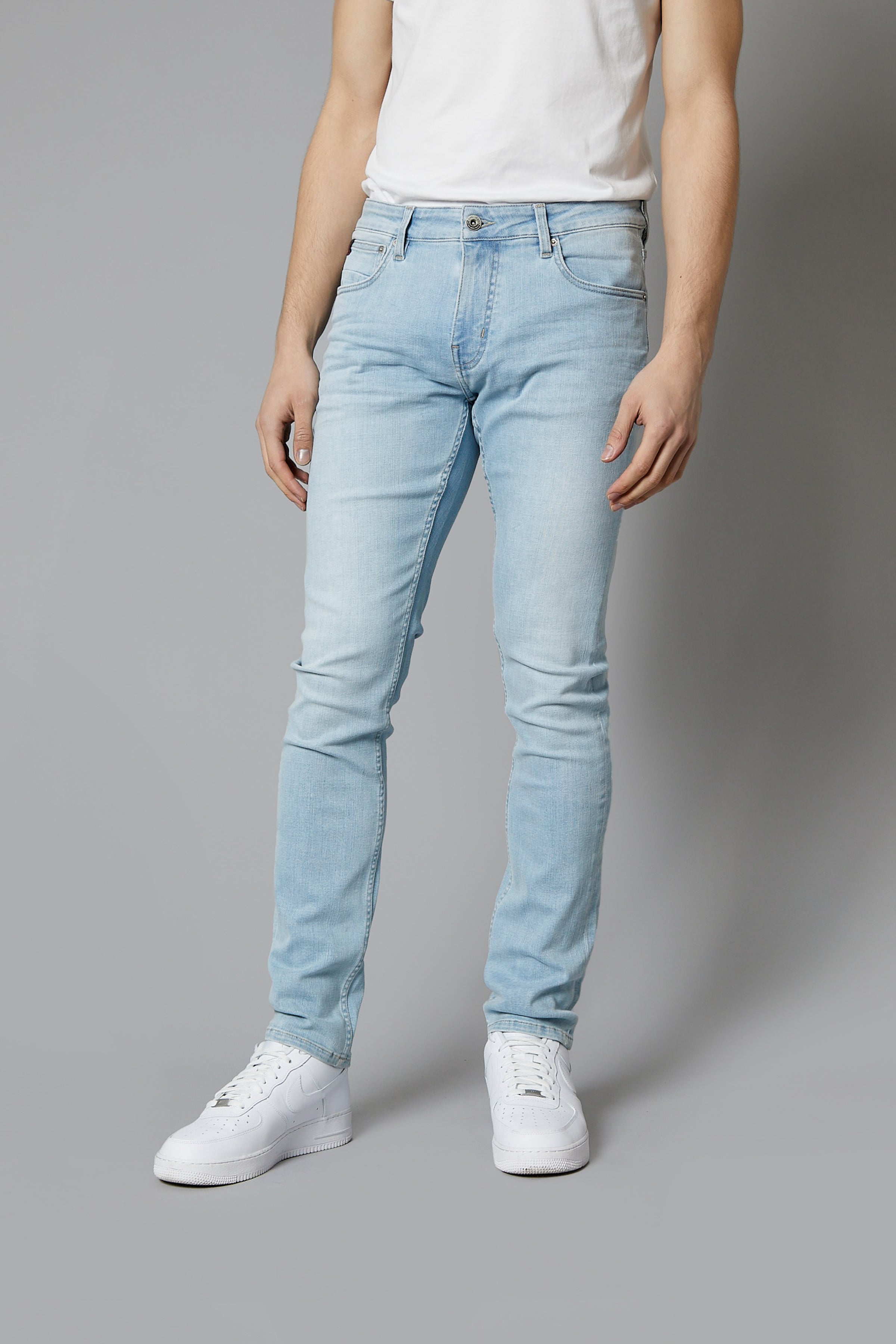 Classic Design Slim Fit Jeans Men's Casual Street Style - Temu United Arab  Emirates